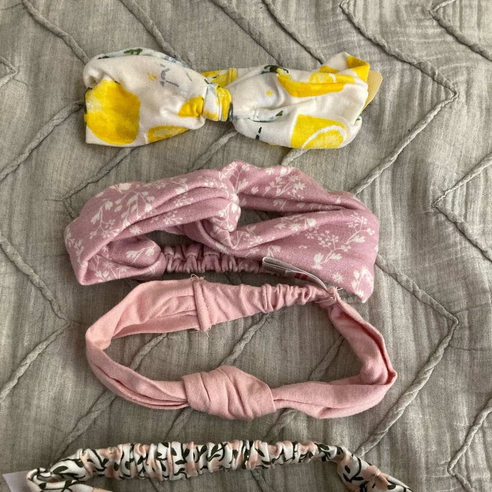 Four headbands for baby
